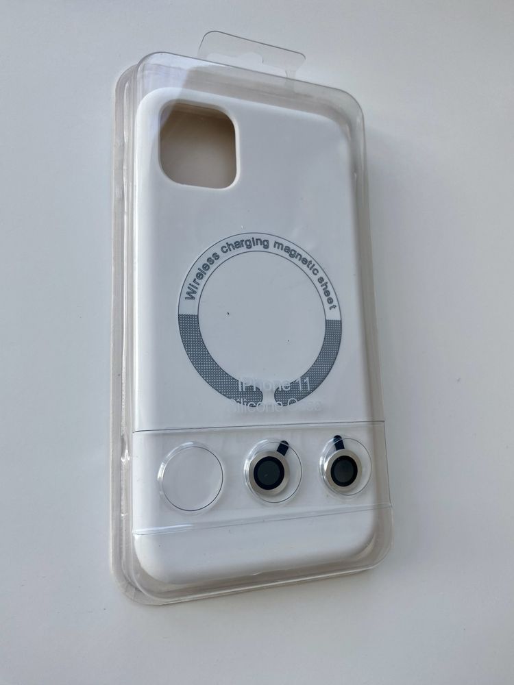  Чехол Айфон 11/13 Силикон case + MagSafe iPhone 11/13 + Защита Камер