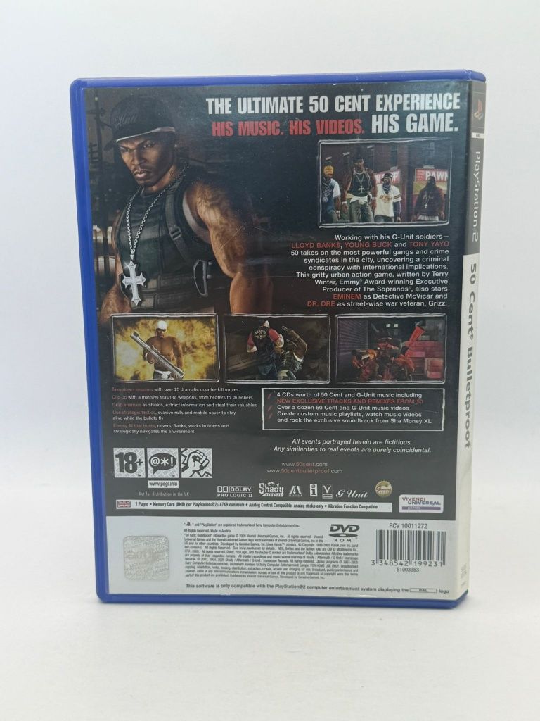 50 Cent Bulletproof 3xA Ps2 nr 6064