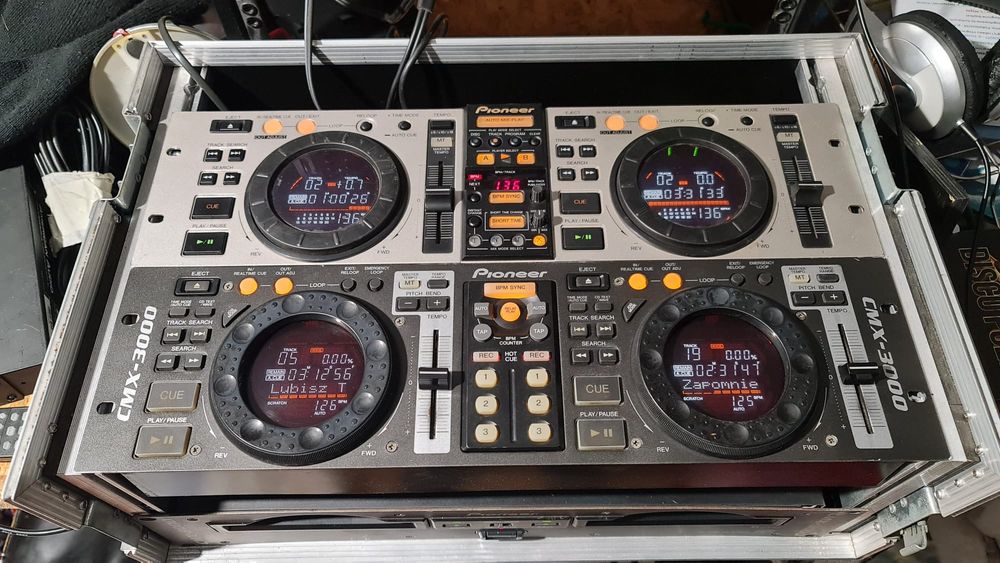 Pioneer cmx 3000 player odtwarzacz mikser DJ CDJ podwójny djm perełka