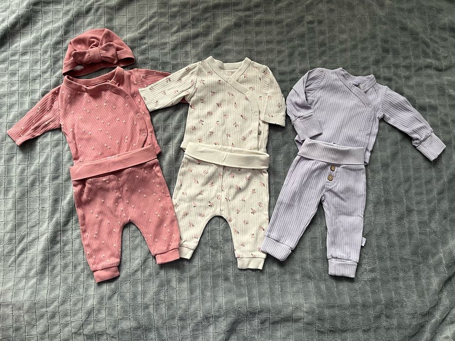 Zestaw ubranek r. 56 Next, SMYK i inne
