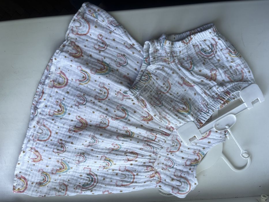 Набір сукня шорти муслін на спеку