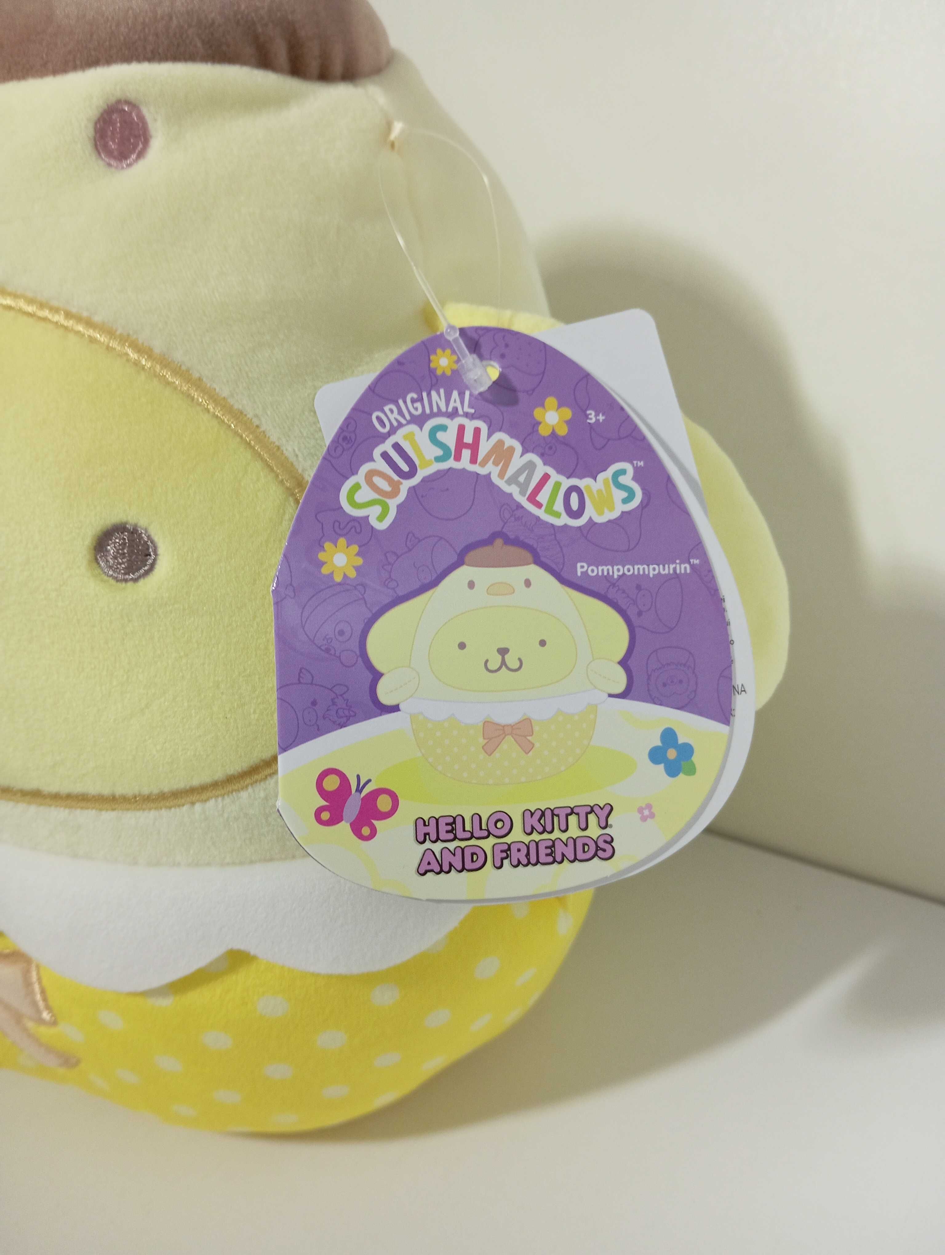 Nowa sól squishmallows 20cm Hello Kitty Pompompurin