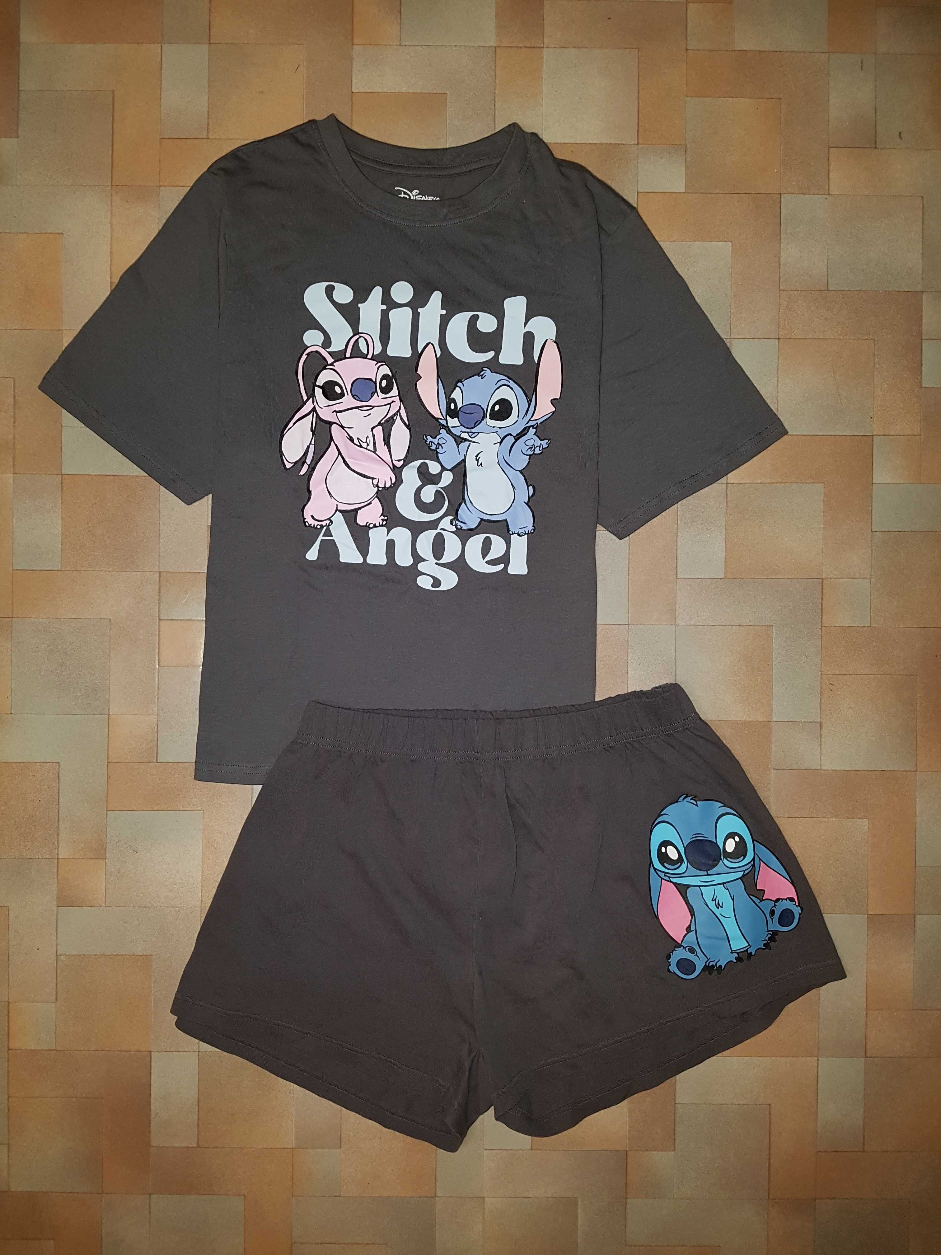 Пижама Stitch Disney М-L размер, комплект распаровка котон Стич