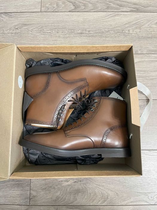 Чоловічі шкіряні Ботинки ZARA, НОВІ, оригінал