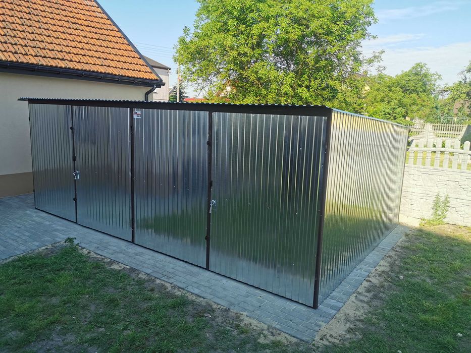 Garaż blaszany 6x5 w lll garunku Producent Garaż Schowek 3x5 5x7 6x8