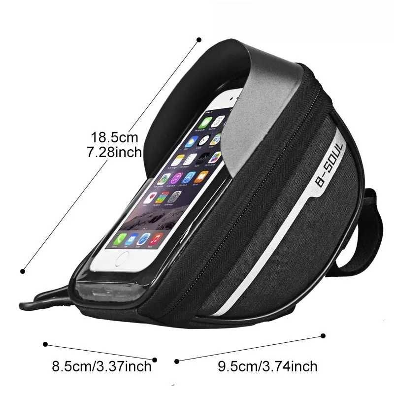 Etui sakwa torebka rowerowa na telefon na kierownice pojemność 1L