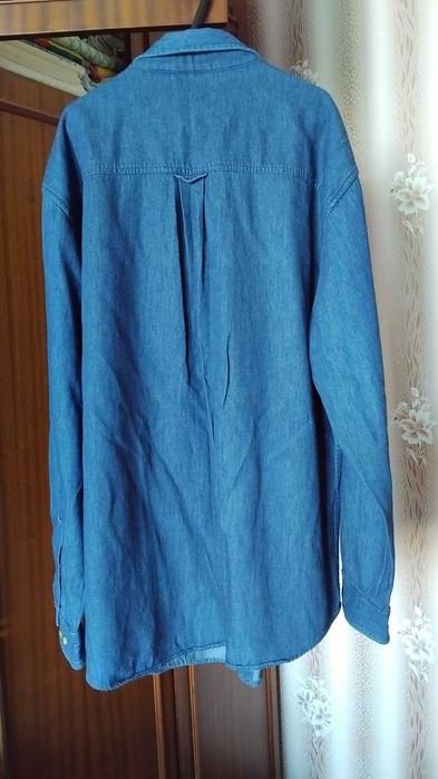 Джинсовая рубашка р.XL