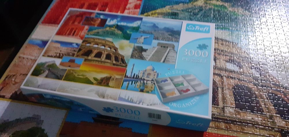 Puzzle 7 maravilhas do mundo 3000 peças