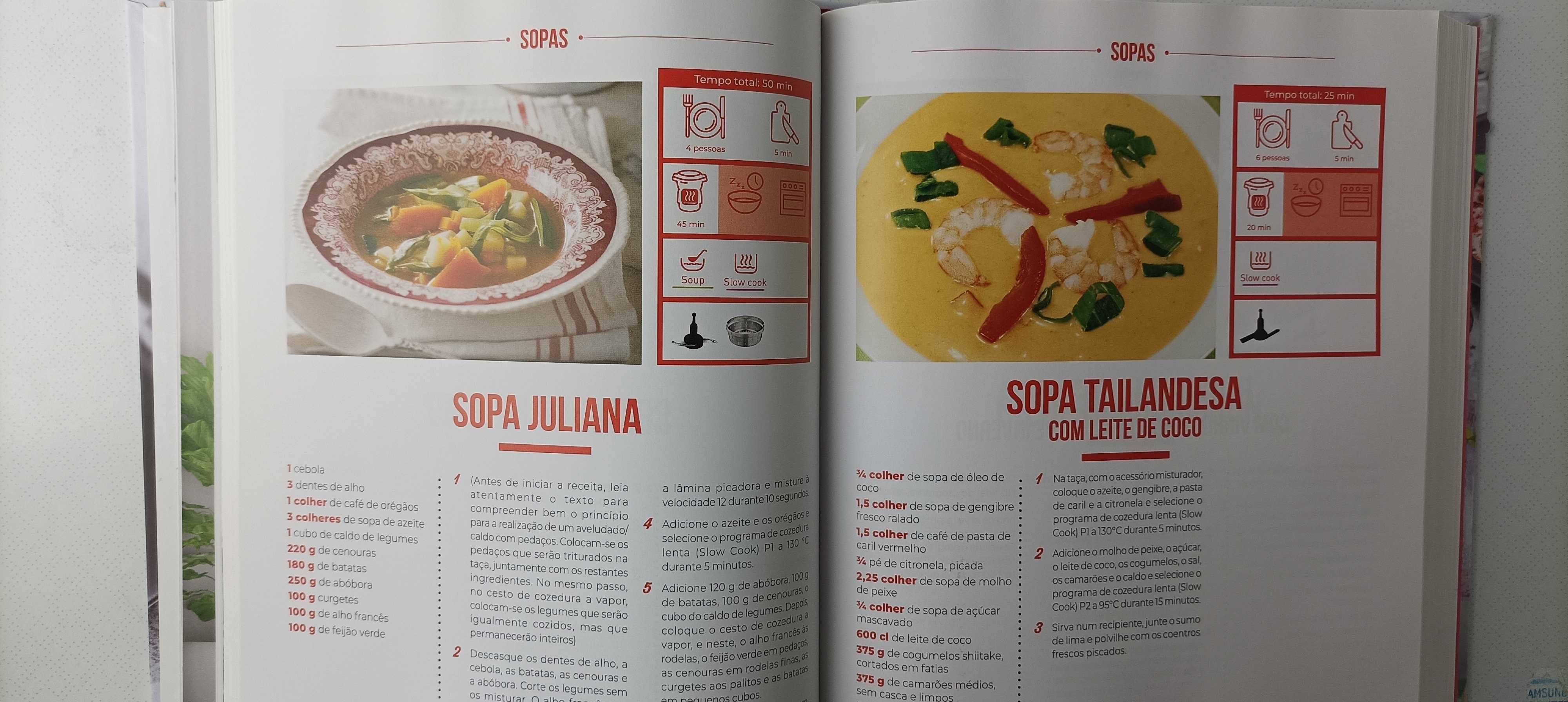 Livro de receitas Moulinex