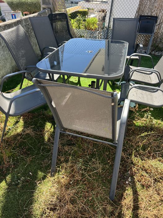 Conjunto jardim mesa e cadeiras KASA