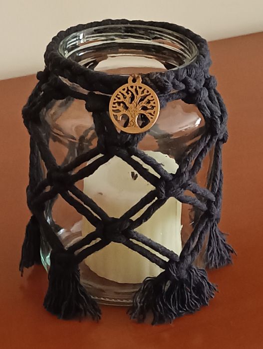 Decoração em macramé