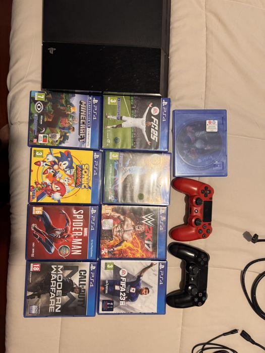 Playsation 4 otimo estado com jogos