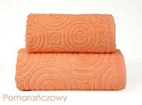 Ręcznik Emma 2/50x100 pomarańczowy 500g/m2 frotte