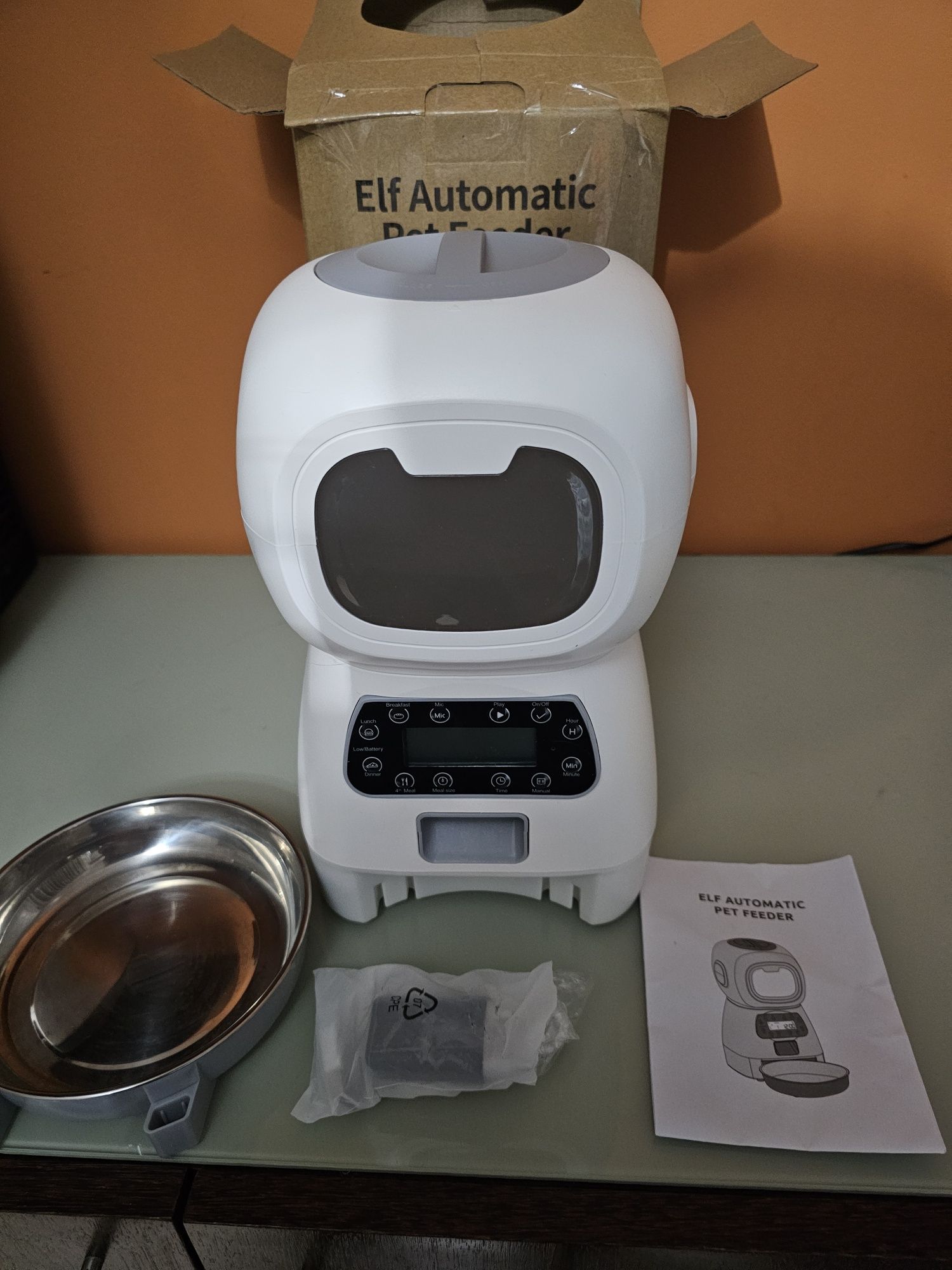 Alimentador Automático para Cães e Gatos, Alimentador Automático de 3,