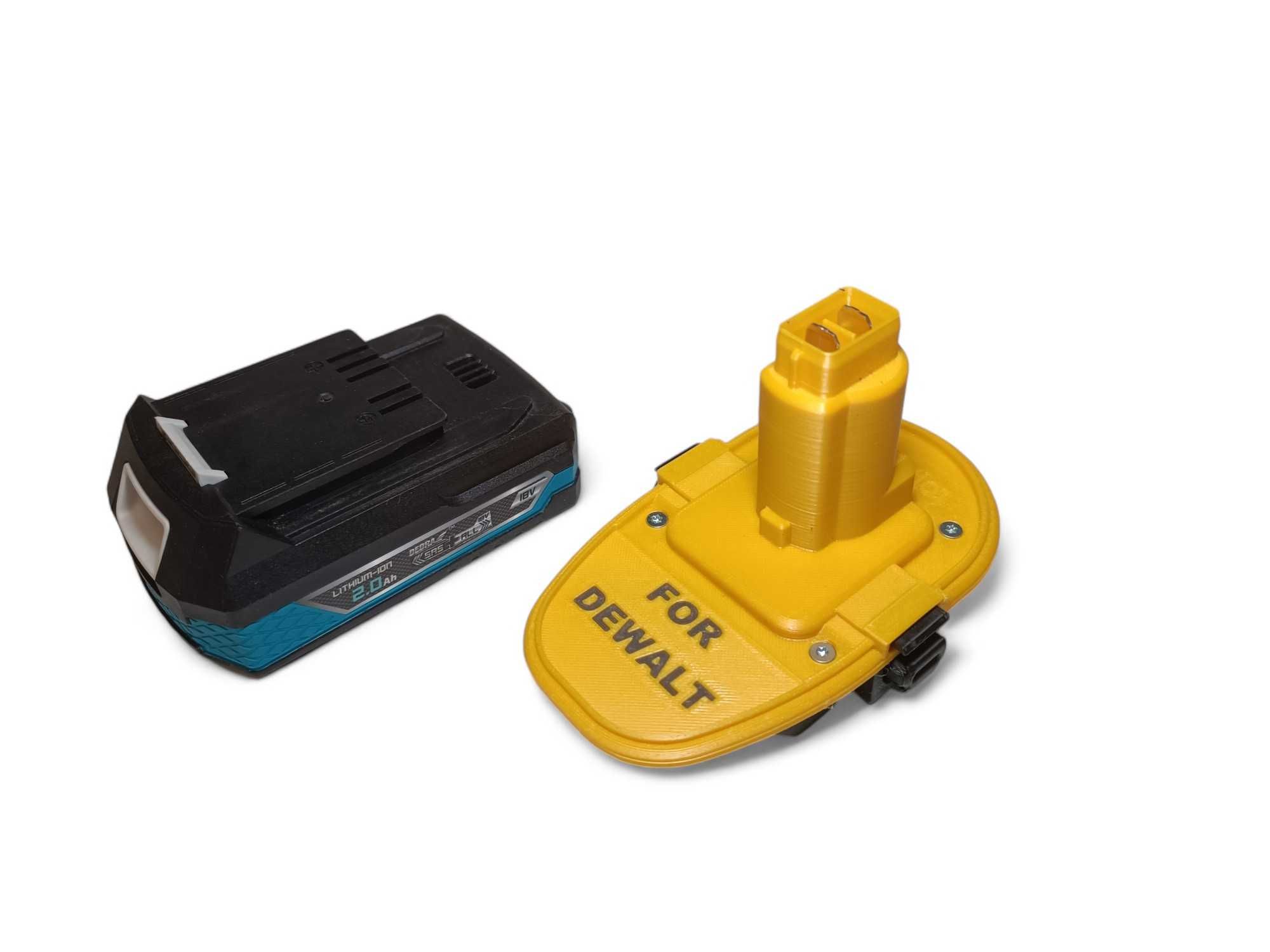 Adapter Dewalt XRP 18V starego typu na baterie Dedra przejściówka