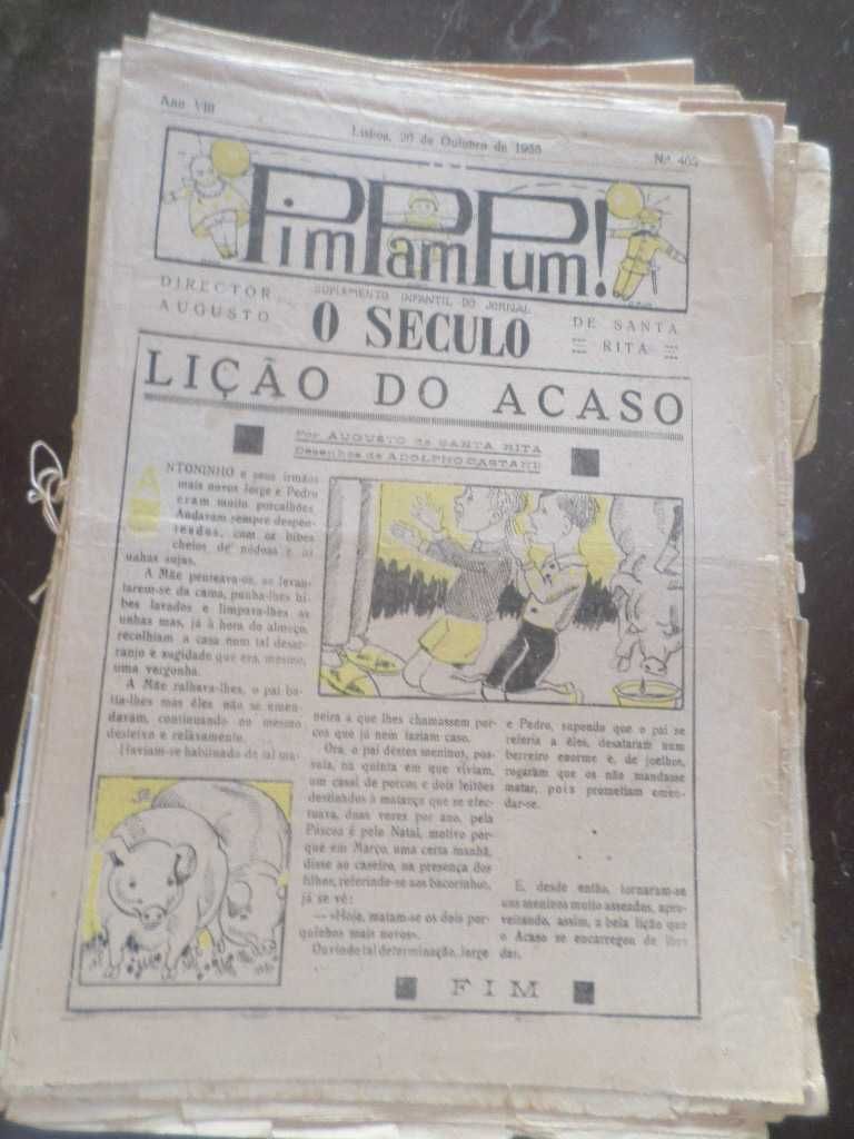 Revistas Pim Pam Pum!, suplemento infantil do jornal O Século