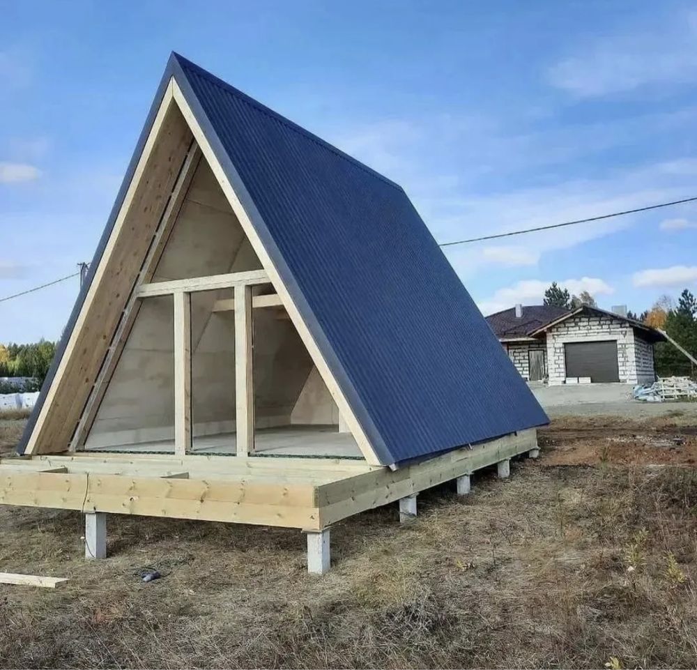 Модульні будинки. Будинок в стилі A-Frame