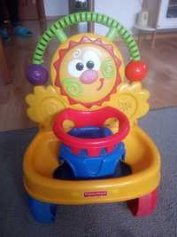 Fisher Price Jeździ Pchacz Chodzik kolorowy Słoneczko