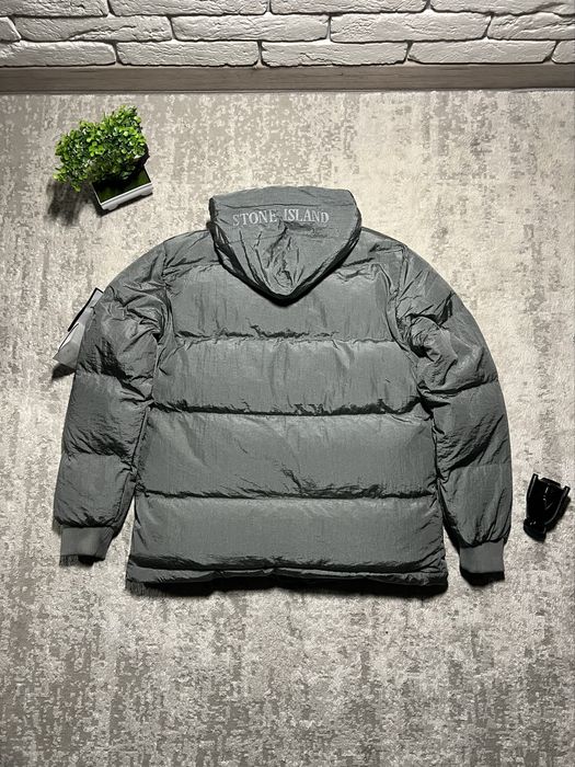 Пуховик Stone Island Neylon Metal/Зимова куртка стон айленд/стонайленд