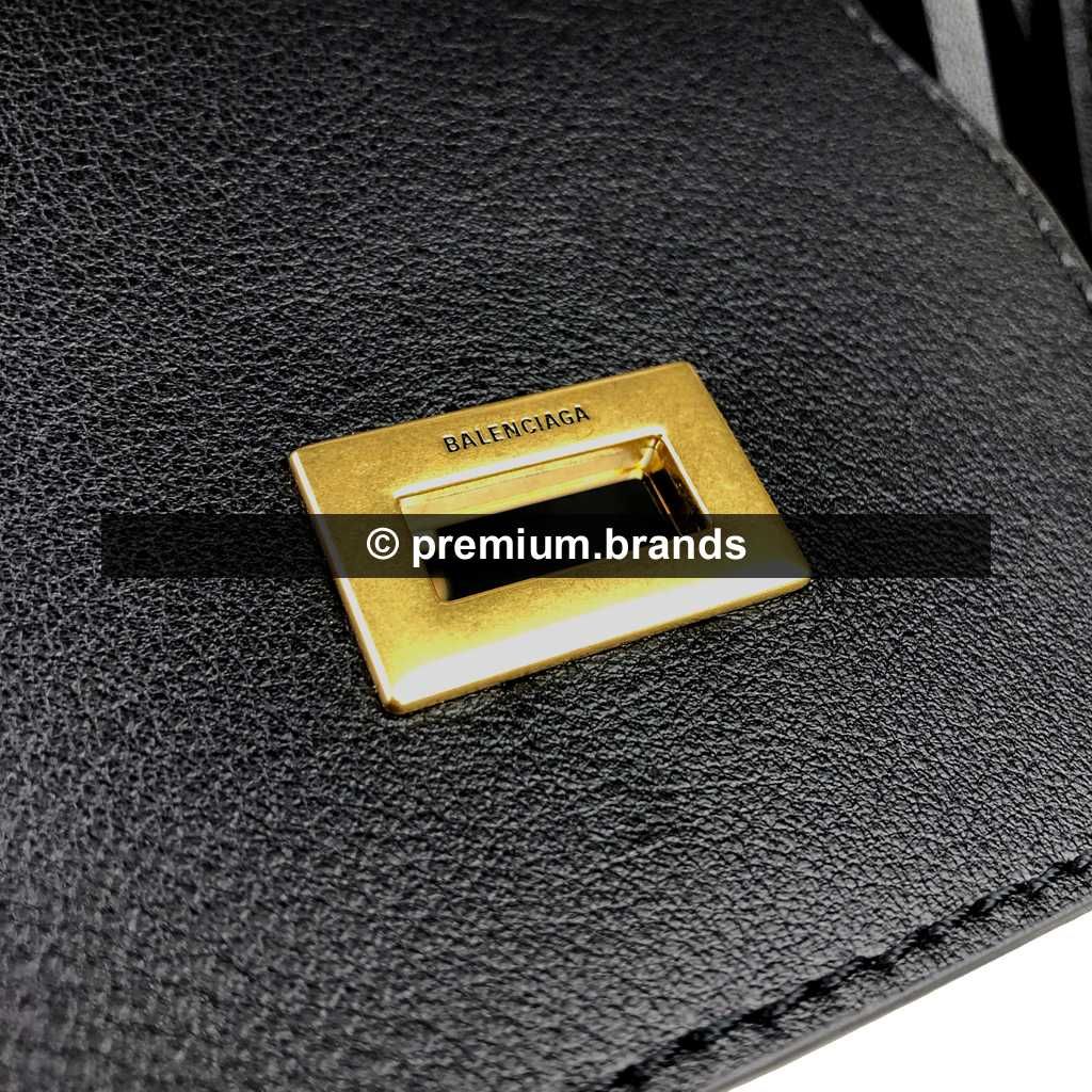 Torba Balenciaga Bel Air Medium czarna skóra naturalna