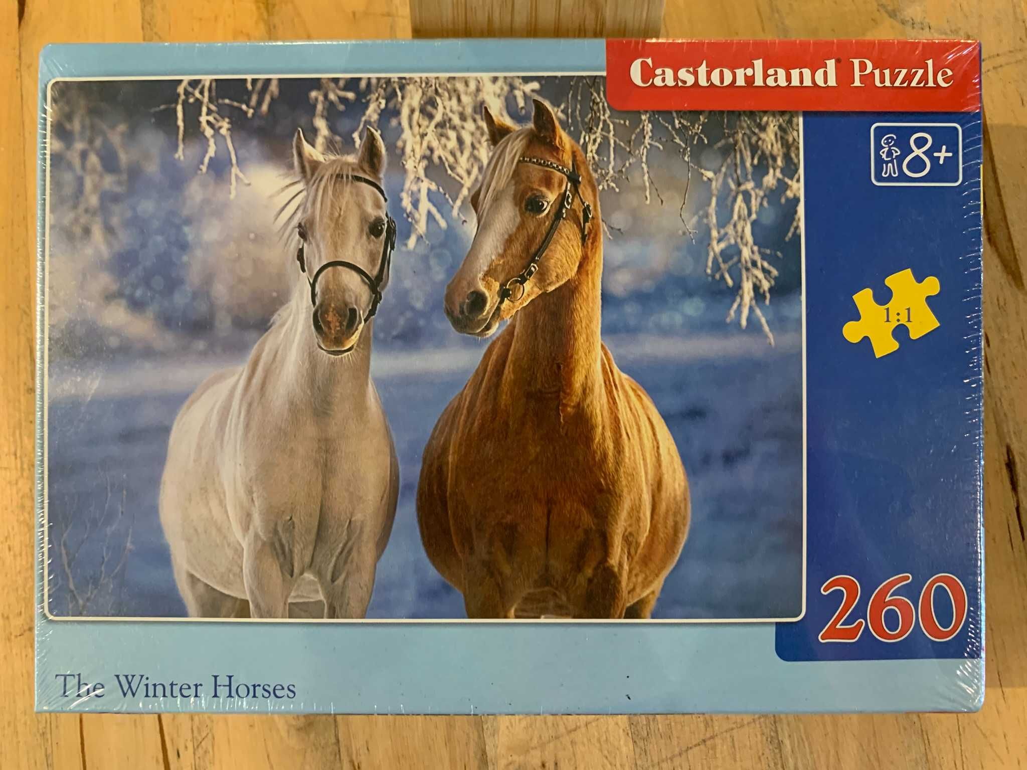 Puzzle Castorland The Winter Horses, 260, NOWE