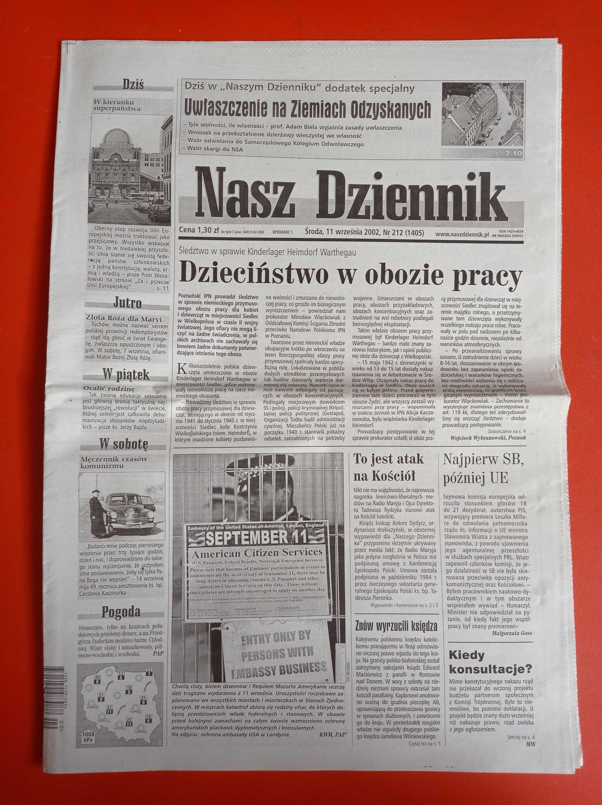 Nasz Dziennik, nr 212/2002, 11 września 2002