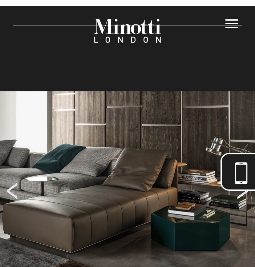 Banqueta estilo Minotti (modelo Freeman)