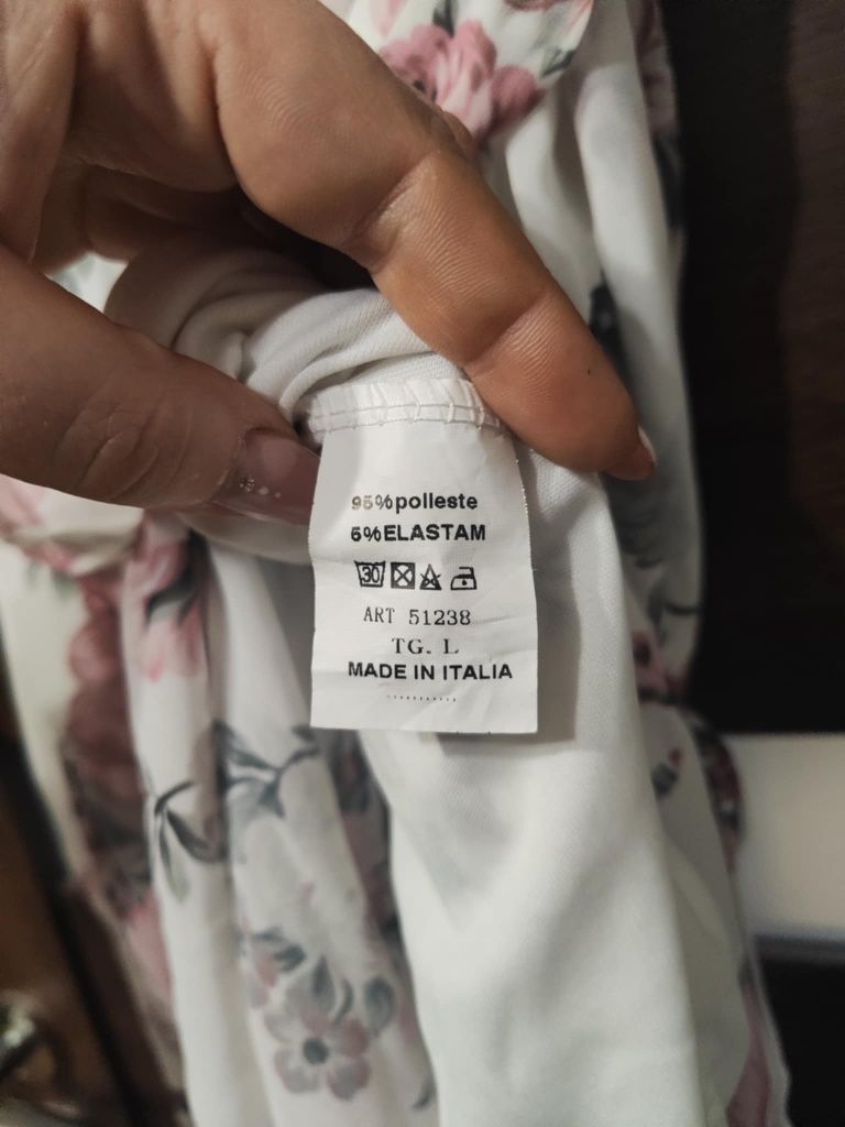 Suknia sukienka w kwiaty