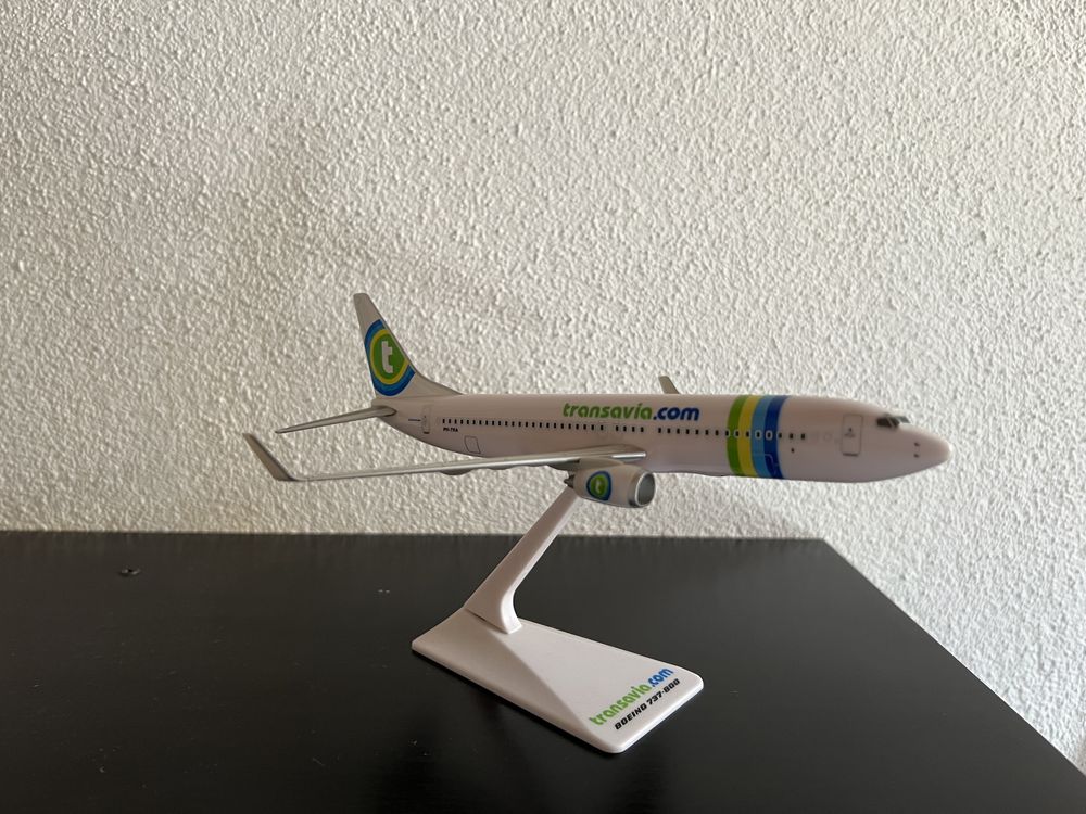 Maquete aviao transavia boeing 737-800