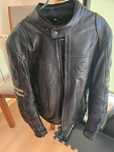 Casaco motard Try em cabedal/pele – Tamanho S