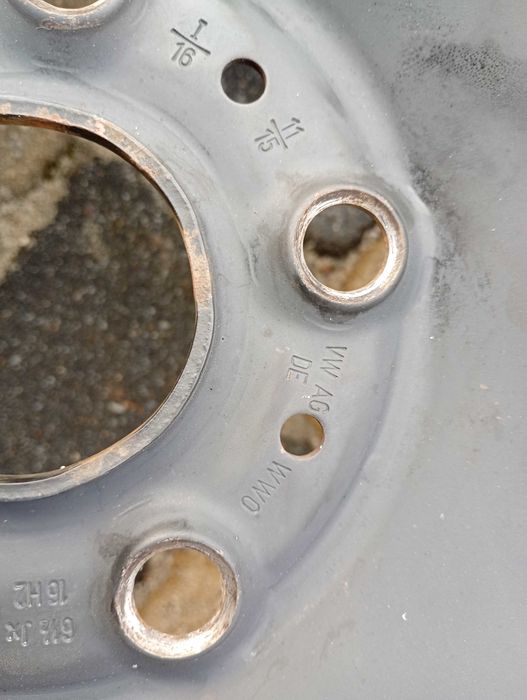 Felgi stalowe 16" 6,5JX16 Et46 5x112 Golf VII Octavia III Audi A3