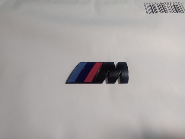M Pakiet Sport emblemat logo   na bok do bmw czarny mat metalowe