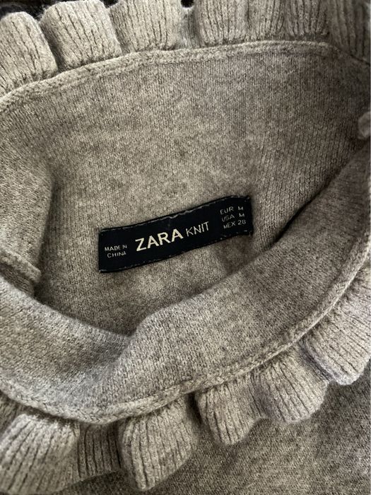 плаття тепле з рюшами ZARA