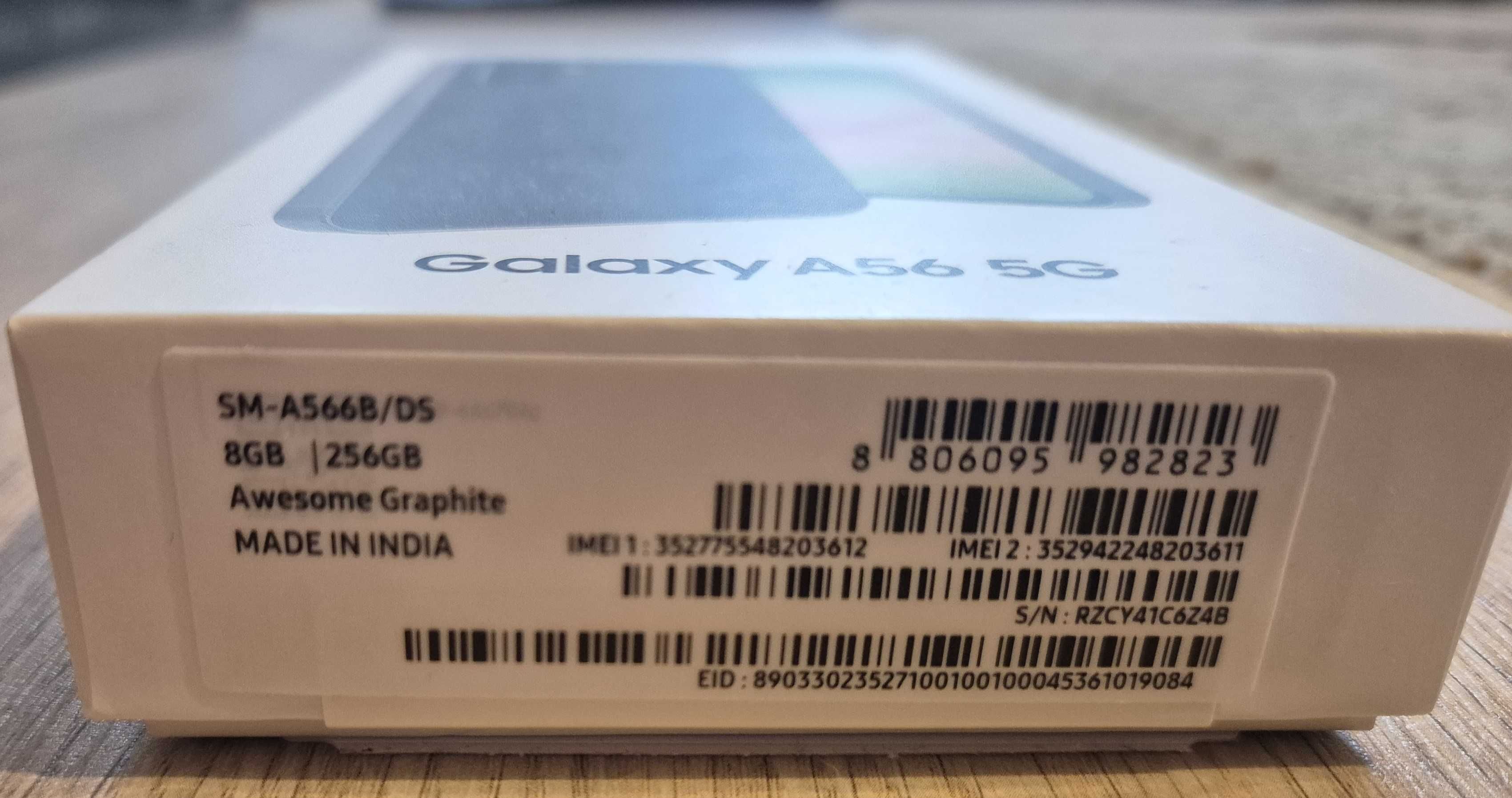 Smartfon SAMSUNG Galaxy A56 5G 8/256GB 6.7" 120Hz Grafitowy SM-A566