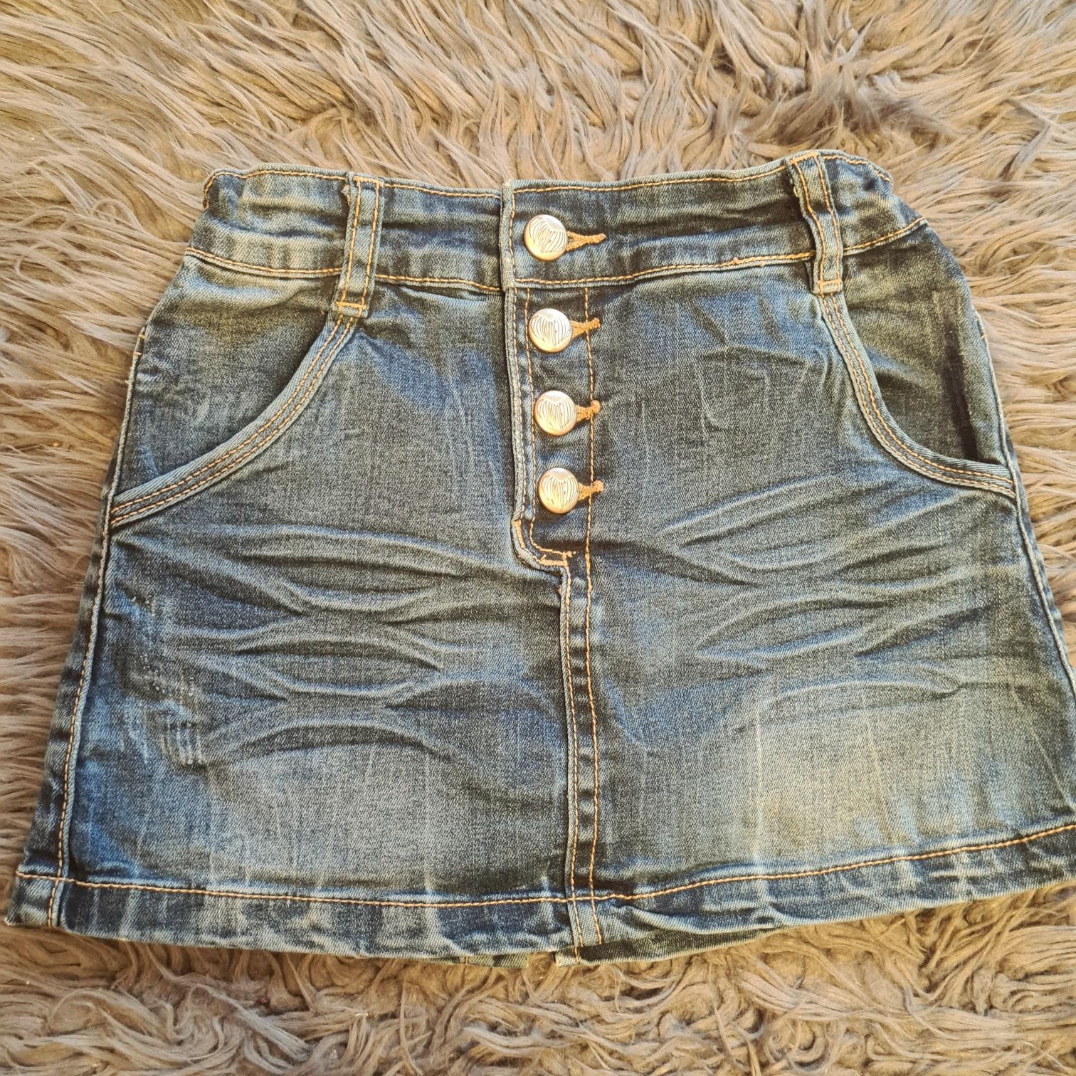 Spodniczka jeans 134