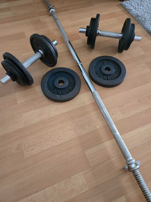 Conjunto de musculação