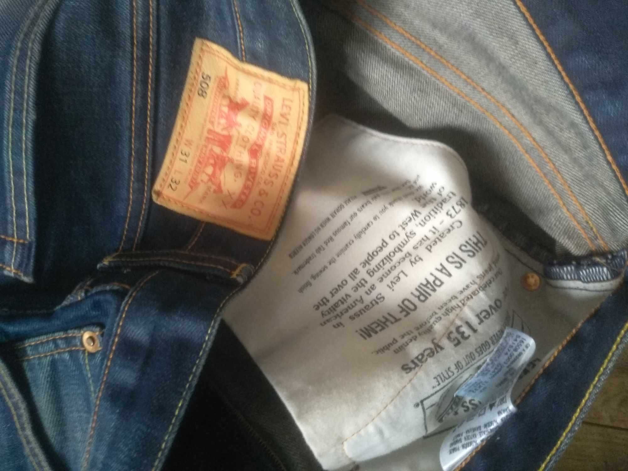 Levis 508 W31L32 Made in Poland jak nowe jeansy świetny wygląd