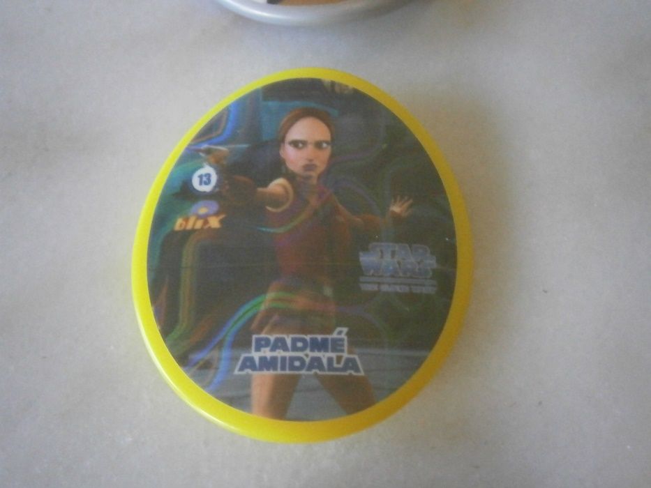 Coleção tazos Star Wars(14 tasos), c/novos