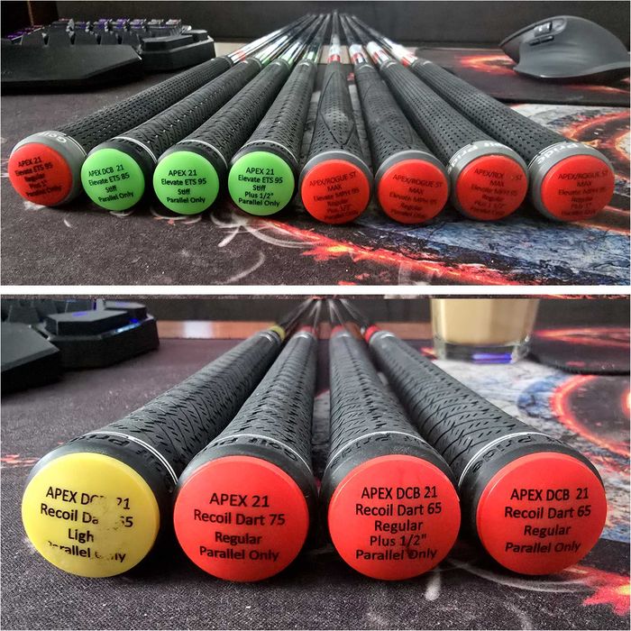 Golf Shaft z uchwytem. Szaft do kija golfowego z uchwytem.