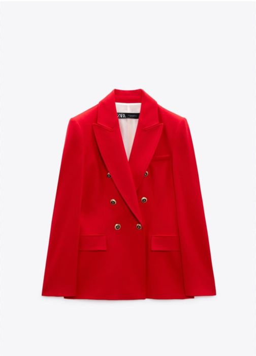 Помаранчевий жакет Zara M