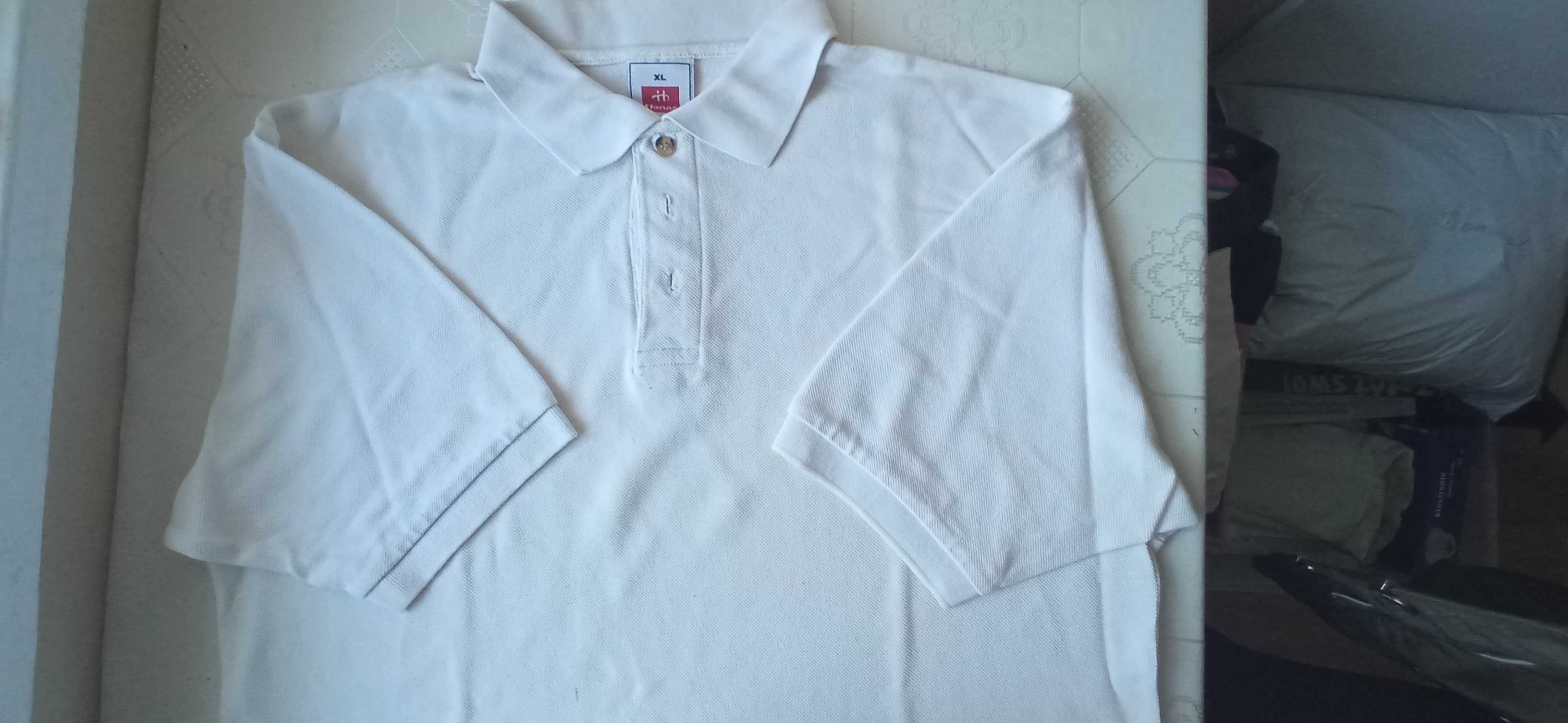 Hanes męska koszulka polo bawełna r XL