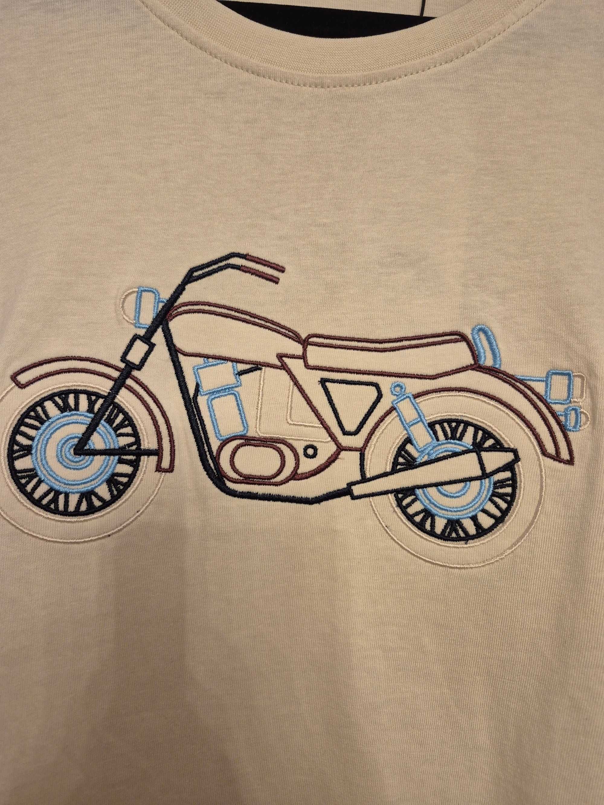 Koszulka męska z motorem 3xl