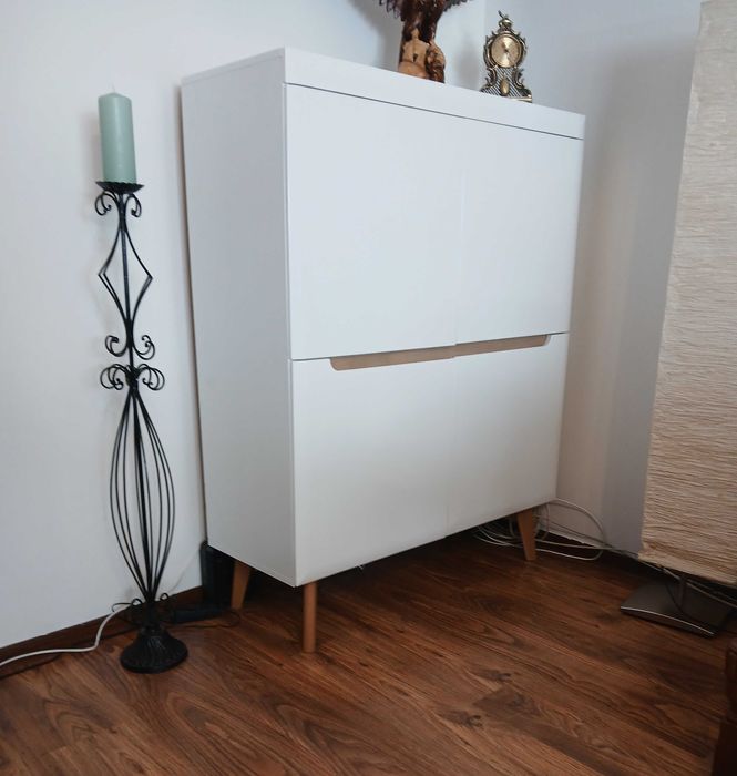 Komoda /Biała Wysoki Połysk/wys 134