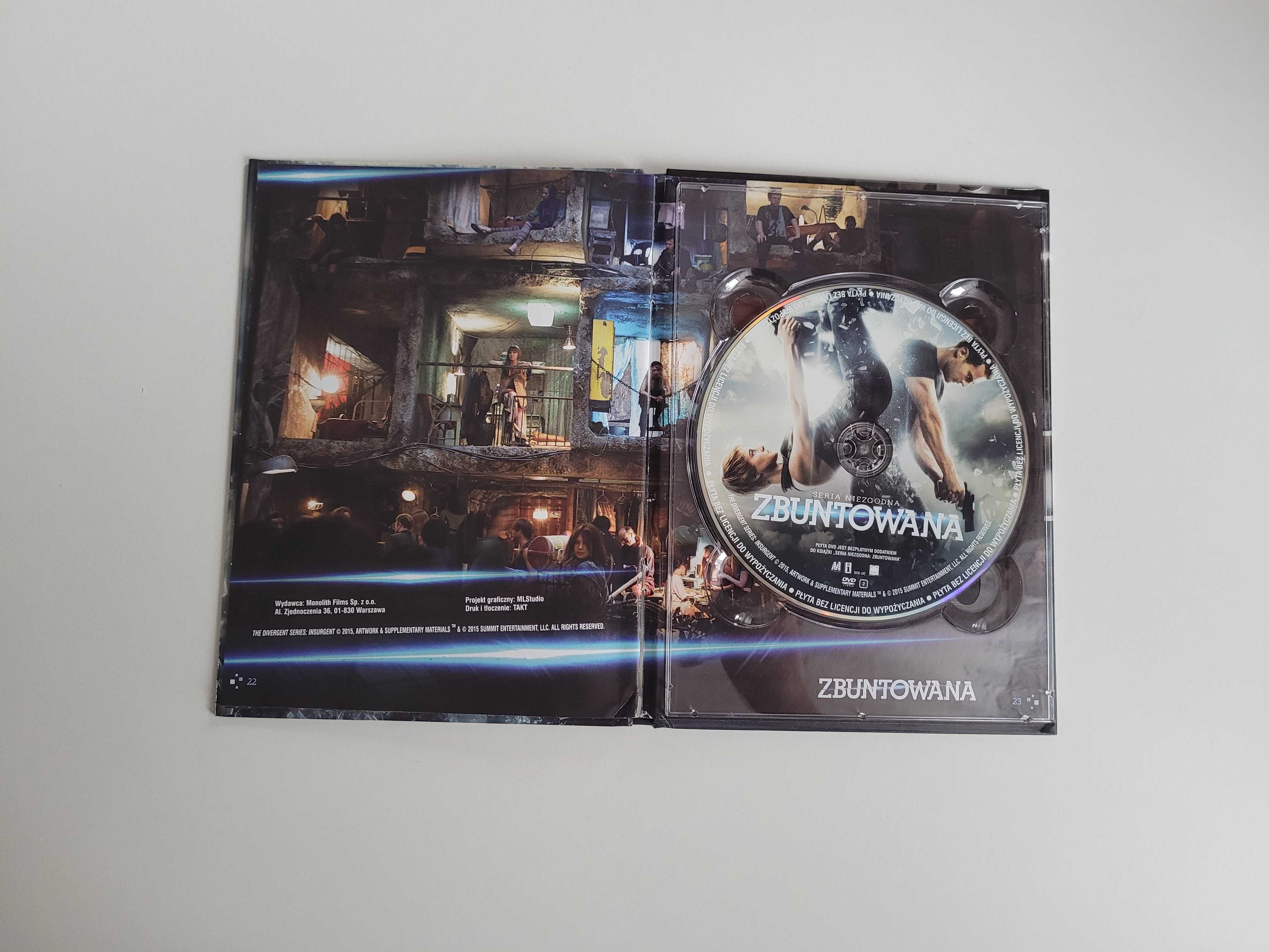 Filmy DVD Seria Niezgodna & Zbuntowana & Wierna 1-3 Trylogia Komplet