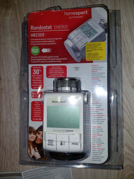 Glowica termostatyczna, termostat Homexpert HR25EE, rondostat energy