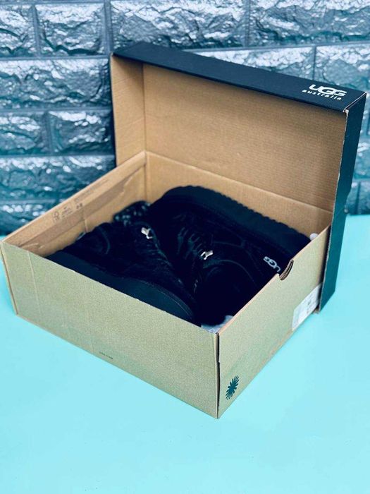 Кроссовки женские ugg lowmel black зимние на меху высокие кросовки ugg