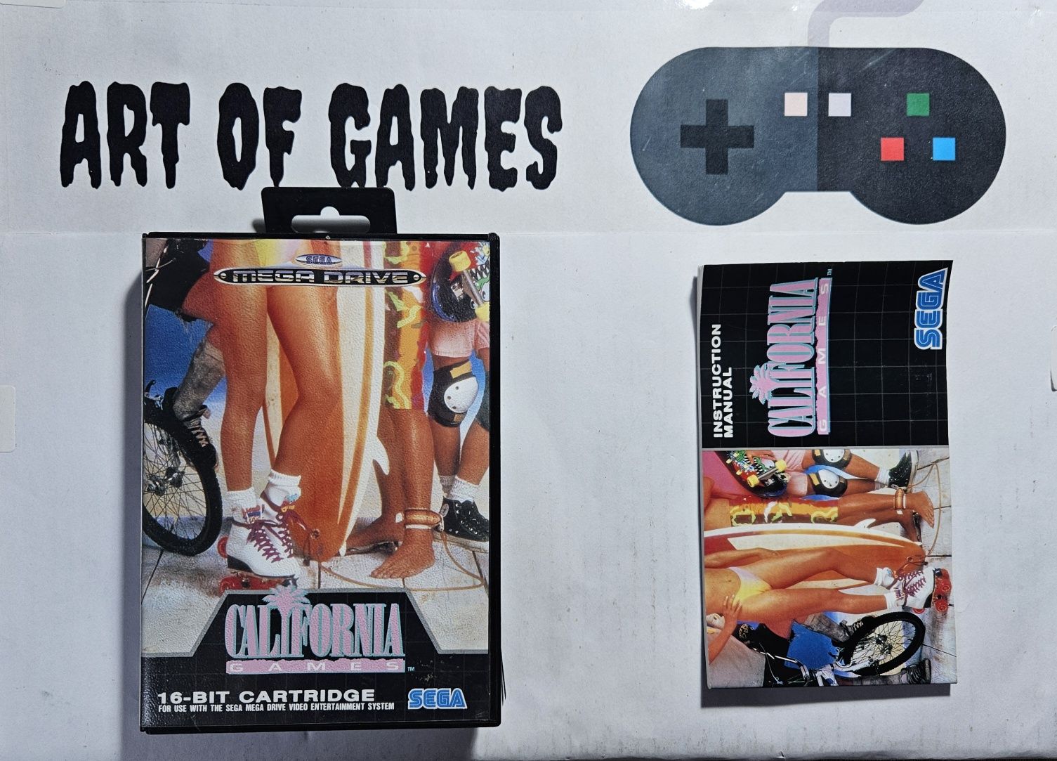 Gra California Games Sega Mega Drive Komplet 3xA