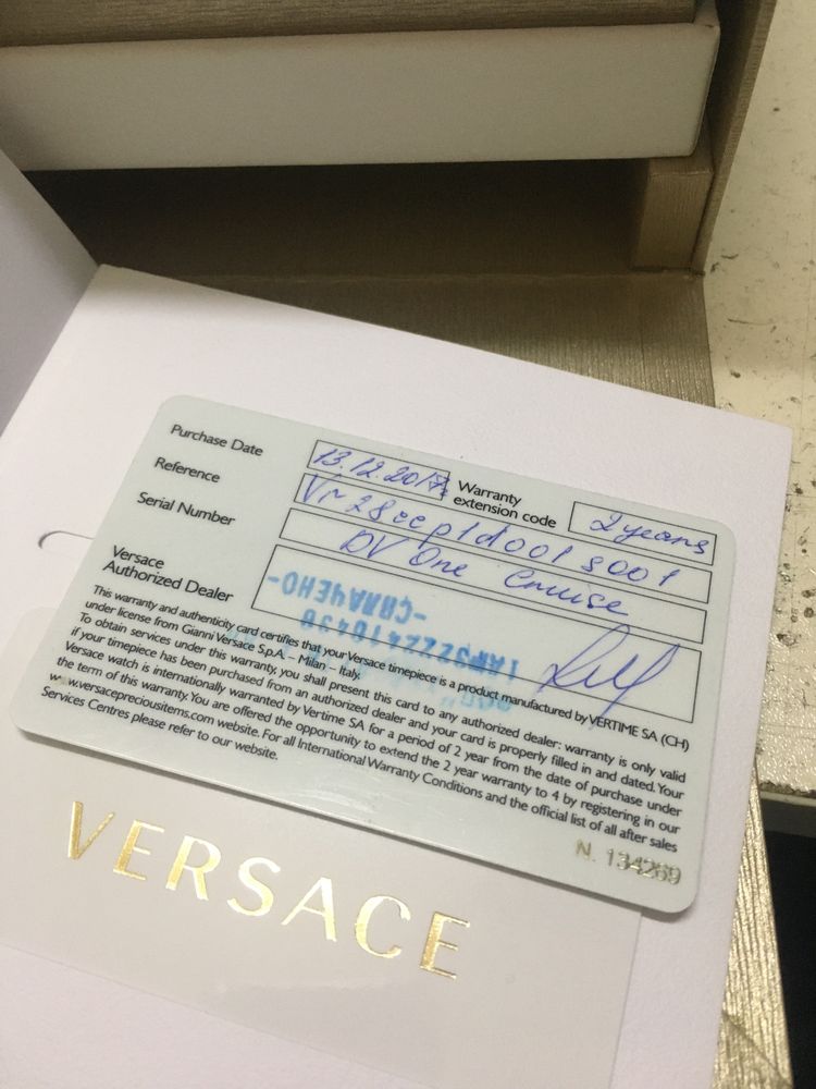 Versace мужские часы годинник