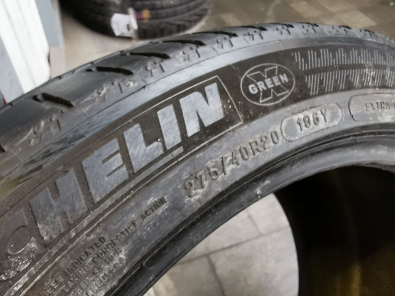 Шины разноширокие 275/40 R20 315/35 R20 Michelin Runflat