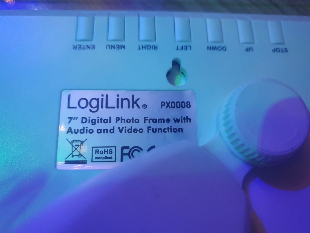 LogiLink PX0008 zegarek ramka cyfrowa karta SD